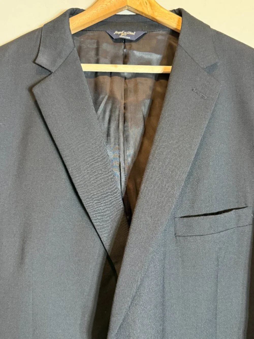 Joseph & Feiss Gold Wool Sport Coat Dinner Jacket Blazer Men's 52L Black Career